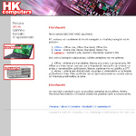 Webdesign, spracovanie a dynamicke prevedenie dom&eacute;ny www.hkcomputers.sk